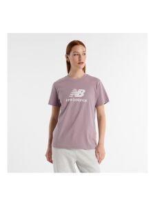 NEW BALANCE Sport Essentials Jersey Logo Damen T-Shirt ice wine | L