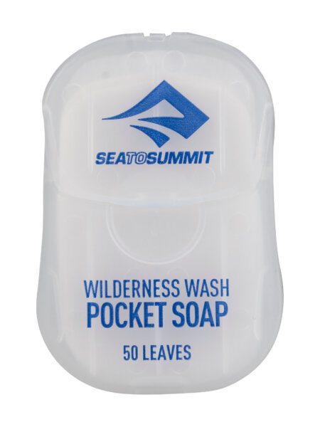 Sea to Summit Wilderness Wash Seifenblätter, biologisch abbaubar, 50 Blatt blue atoll | O/S