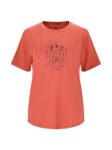 WHISTLER Tergo Printed Damen T-Shirt Apricot Brandy