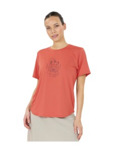 WHISTLER Tergo Printed Damen T-Shirt Apricot Brandy 38