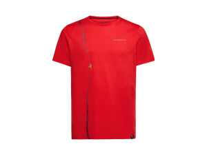 LA SPORTIVA Route Herren T-Shirt Mountain Red