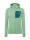 Mountain Equipment Lumiko Damen Fleece Jacke mit Kapuze Lichen Green/Teal 36-38