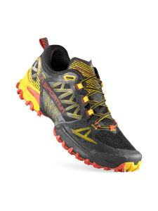 LA SPORTIVA Bushido III GTX Wide Herren Trail Laufschuhe Black/Yellow EU 42