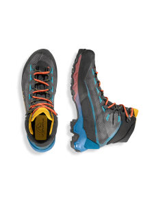 LA SPORTIVA Aequilibrium Hike GTX Herren Bergschuhe Carbon/Tropic Blue | EU 42