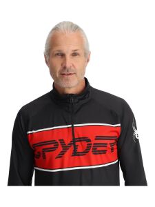 SPYDER Paramount 1/2 Zip Herren Langarm Shirt volcano