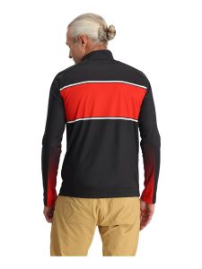 SPYDER Paramount 1/2 Zip Herren Langarm Shirt volcano | L