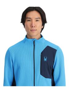 SPYDER Bandit Full Zip Herren Fleece Jacke aether blue | M