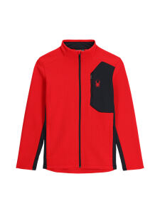 SPYDER Bandit Full Zip Herren Fleece Jacke spyder red