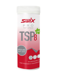 SWIX TSP8 Red, -4°C/+4°C, 40g Skiwachs rot