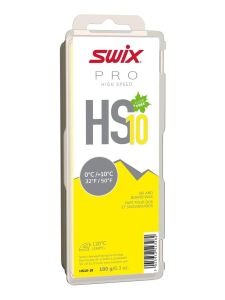 SWIX HS10 Yellow, 0°C/+10°C, 180g Skiwachs gelb