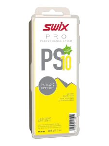 SWIX PS10 Yellow, 0°C/+10°C, 180g Skiwachs gelb