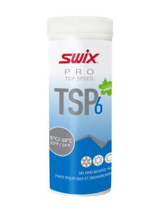 SWIX TSP6 Blue, -5°C/-10°C, 40g Skiwachs blau