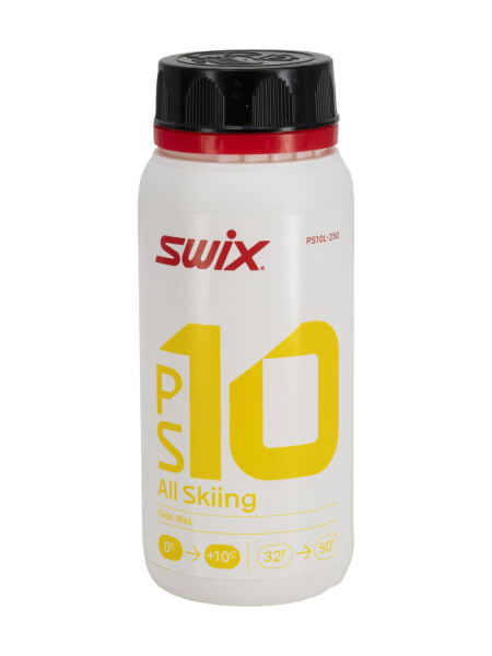 SWIX PS10 Liquid Yellow 250ml 0/+10 °C Skiwachs gelb | O/S