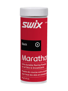 SWIX Marathon Black Powder, 40g Skiwachs schwarz