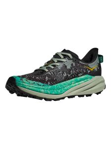 HOKA Speedgoat 6 Damen Trailrunning Schu black/aloe vera | EU 38