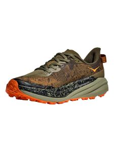 HOKA Speedgoat 6 Herren Trailrunning Sch antique olive/squash | EU 42 2/3