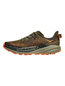 HOKA Speedgoat 6 Herren Trailrunning Schuhe antique olive/squash | EU 42 2/3