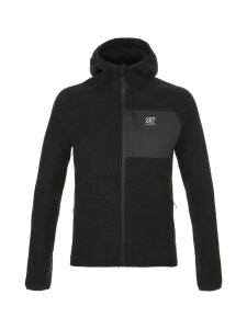 2117 OF SWEDEN Skord Pile Herren Woll Fleece Hoodie Black