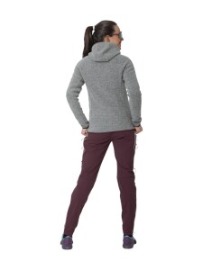 2117 OF SWEDEN Skord Pile Damen Woll Fleece Hoodie Grey L