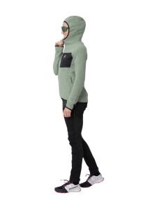 2117 OF SWEDEN Skord Pile Damen Woll Fleece Hoodie vintage green L