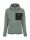 2117 OF SWEDEN Skord Pile Damen Woll Fleece Hoodie vintage green L