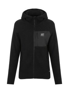 2117 OF SWEDEN Skord Pile Damen Woll Fleece Hoodie Black