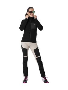 2117 OF SWEDEN Skord Pile Damen Woll Fleece Hoodie Black L