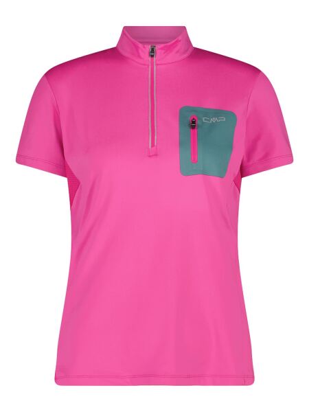 CMP Free Bike Damen T-Shirt mit Brusttasche Festival 36