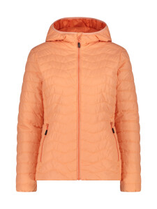 CMP Wattierte Damen Stepp Jacke mit Kapuze Salmone Gr. 36