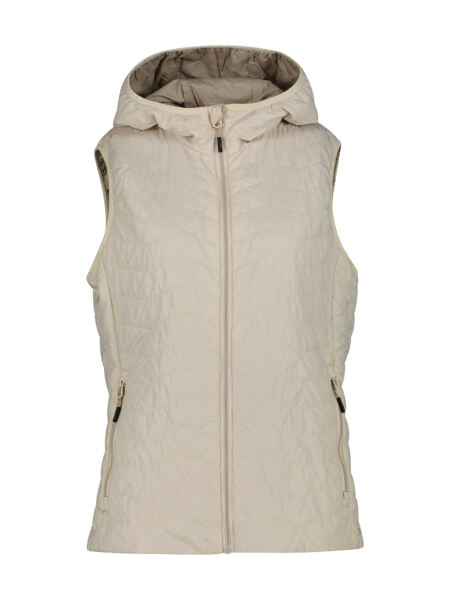 CMP Wattierte Damen Weste mit Kapuze Vaniglia Gr. 38
