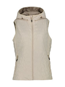 CMP Wattierte Damen Weste mit Kapuze Vaniglia Gr. 38