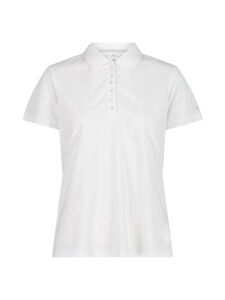 CMP Damen Pique Polo Shirt Bianco-Ghiaccio