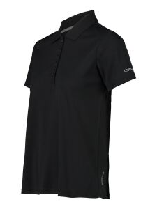 CMP Damen Pique Polo Shirt NERO-GRAFFITE 36