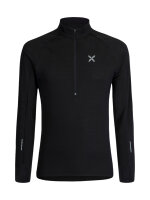 MONTURA Run Soft Zip Maglia black