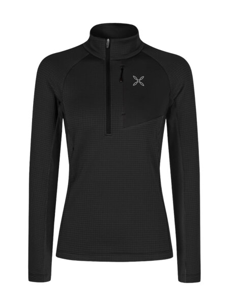 MONTURA Stretch Color 3 Zip Maglia black | L