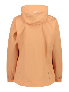 CMP Damen Regenjacke aus Ripstop mit Kapuze Salmone