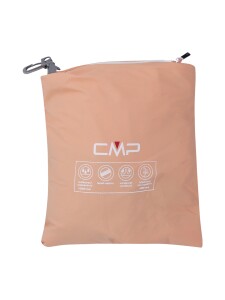 CMP Damen Regenjacke aus Ripstop mit Kapuze Salmone 36