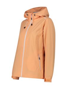 CMP Wasserdichte Damen Jacke aus Ripstop mit Kapuze Salmone 36