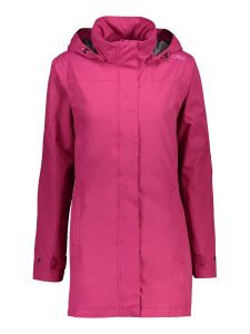 CMP Snaps längere Damen Regenjacke mit Kapuze Geraneo