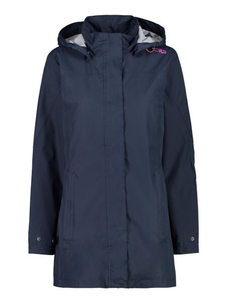 CMP Snaps Damen Regenjacke mit Kapuze Black Blue 36