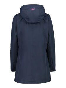 CMP Snaps Damen Regenjacke mit Kapuze Black Blue 36