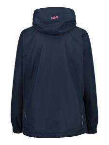 CMP Damen Regenjacke aus Ripstop mit Kapuze Black Blue