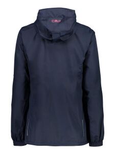 CMP Damen Regenjacke aus Ripstop mit Kapuze Black Blue 36