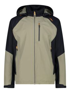 CMP Herren Ripstop Jacke Climaprotect mit abnehmbarer Kapuze Sage Gr. 50