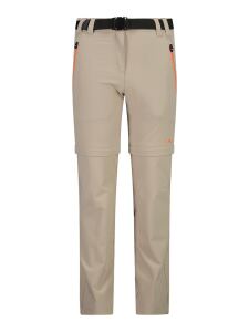 CMP KID G ZIP OFF PANT SABBIA Gr. 116