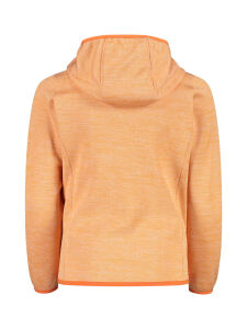 CMP Kinder Outdoor Jacke aus Knit Tech mit Kapuze Salmone Melange Gr. 140