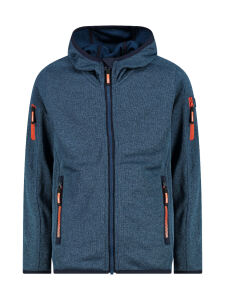 CMP KID JACKET FIX HOOD OCEAN-B.BLUE