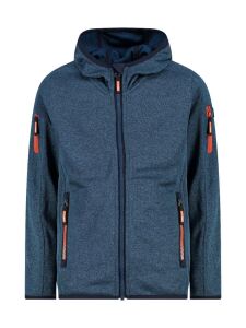CMP Kinder Jacke mit Kapuze aus Knit Tech Fleece Ocean-B....