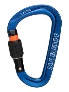 MAMMUT Classic HMS Screwgate Karabiner zum Sichern blue