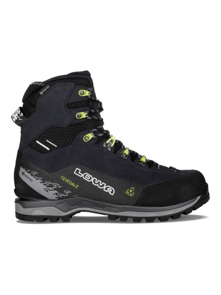 LOWA Cevedale Pro GTX MID Herren Bergstiefel Navy/Limone | EU 42,5